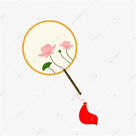 古风女生圆扇子头像图片