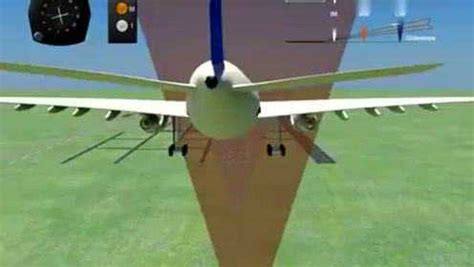 动画展示飞机仪表着陆系统工作原理