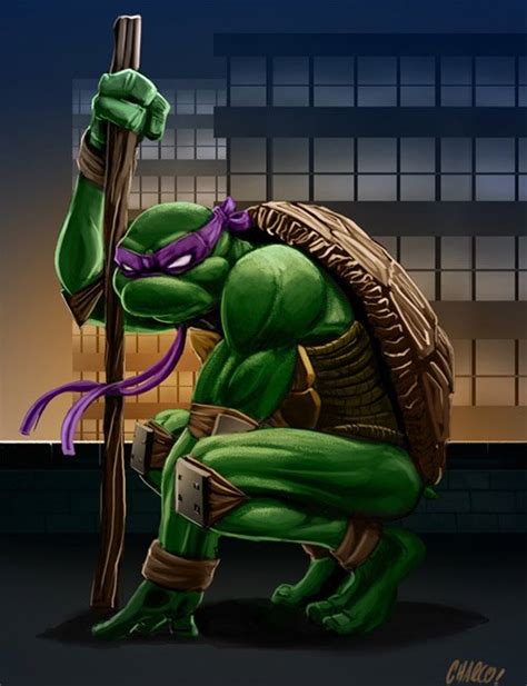动漫英雄人物：忍者神龟插画欣赏(4) - 设计之家