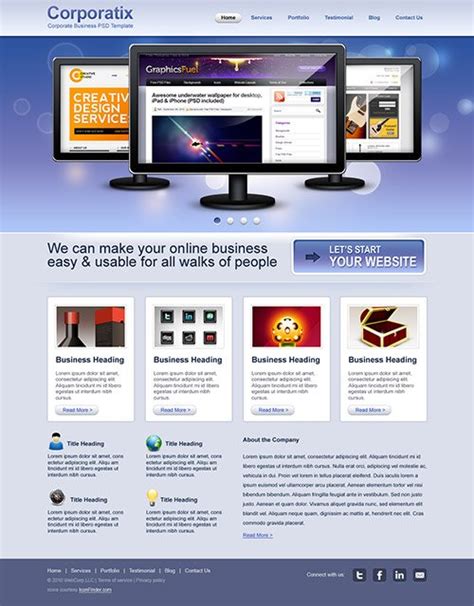 html5摄影爱好者网站模版_CmsEasy 免费企业网站模板下载