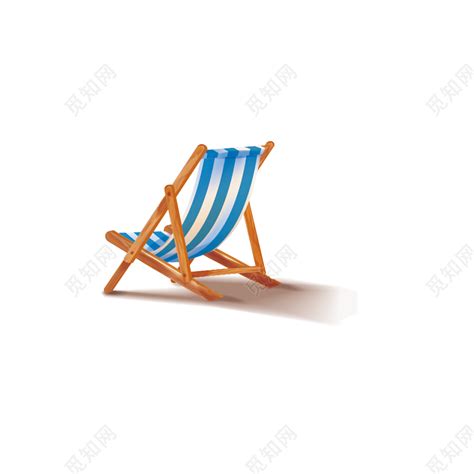 卡通沙滩椅元素素材免费下载 - 觅知网