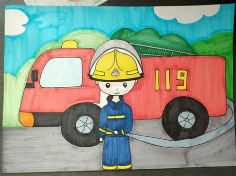 灭火的消防员插画图片下载-正版图片401720557-摄图网