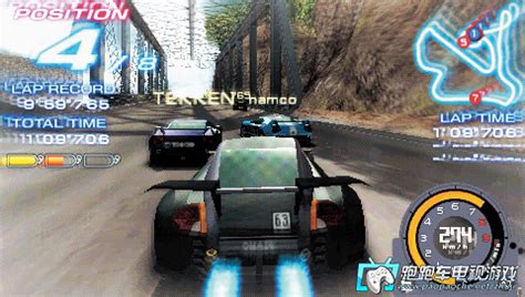 PSP山脊赛车1 美版下载 - 跑跑车主机频道