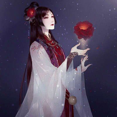 大小姐头像古风手绘女生