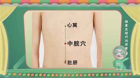 中脘准确位置图图片