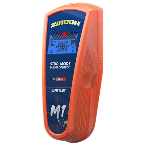 Zircon SuperScan ® M1 advanced stud finder and wall scanner
