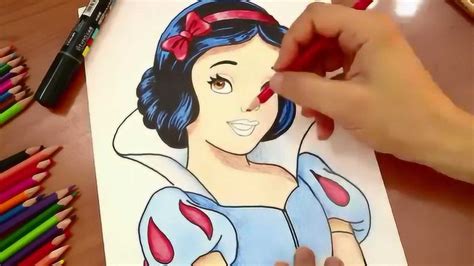 怎么画白雪公主的简笔画？