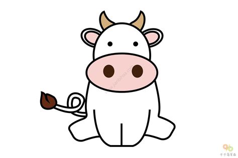 卡通版的牛怎么画简单,卡通牛怎么画简单_大山谷图库