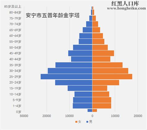 2021年[昆明]安宁市人口常住户籍总人数口和第七次人口普查结果-红黑人口库2022年
