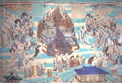 莫高窟巨幅壁画《涅槃经变》：看释迦牟尼佛的涅槃__凤凰网
