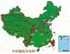 中国地震带分布图高清,_大山谷图库