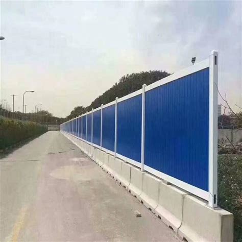 4米高彩钢围挡基础 施工彩钢围挡尺寸 铁路围栏网