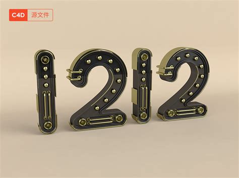 1212数字C4D素材 - 素材 - 黄蜂网woofeng.cn