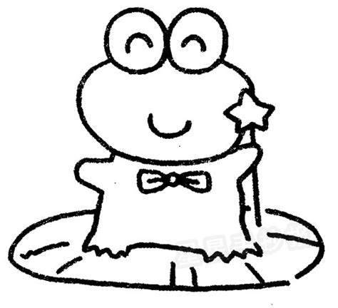 青蛙简笔画儿童简单,卡通,黑白(第2页)_大山谷图库
