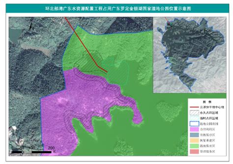 关于环北部湾广东水资源配置工程占用广东罗定金银湖国家湿地公园土地的公示