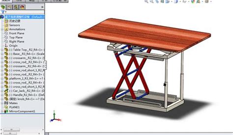 【简艾】自动化设备-桌子高度调整机设备3D模型下载_三维模型_SolidWorks模型 - 制造云 | 产品模型