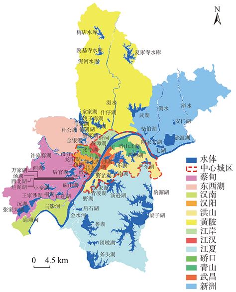 1979—2019年武汉市重点水体多要素协同的时空演变特征