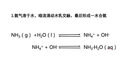 氨水和氯化铵的方程式怎么写？ - 知乎