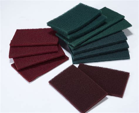 工业百洁布加厚拉丝布不锈钢抛光除锈清洁布加硬绿百洁布去污红卷-淘宝网