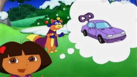 《爱冒险的朵拉第八季》捣蛋鬼狐狸的小时候抢走了本尼牛的车子