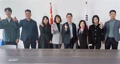 韩国亚洲大学代表团访问山东理工大学出国留学培训基地