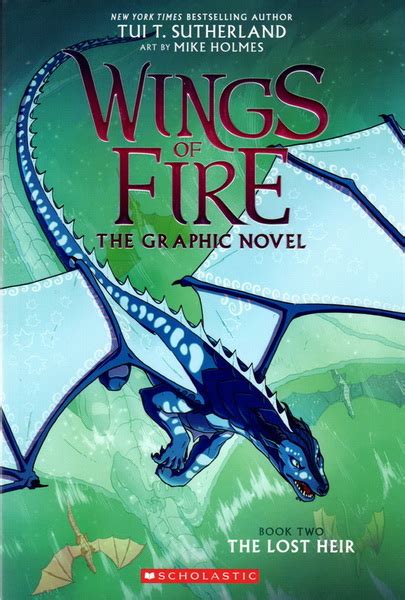 英文原版 火之翼2 Wings of Fire Graphic Novel 2 The Lost Heir 儿童故事绘本 恐龙主题漫画 青少年 ...