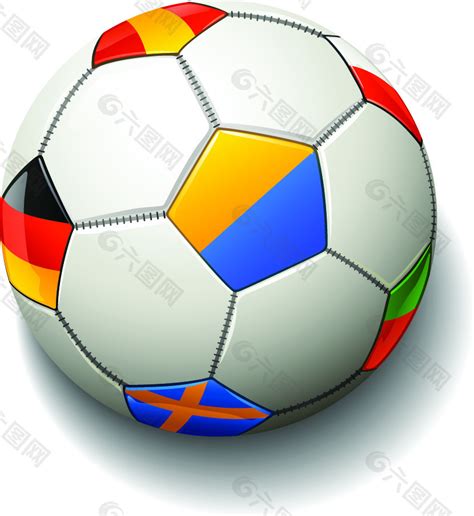 彩色足球素材免费下载(图片编号:2166552)-六图网