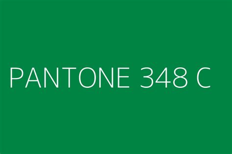 PANTONE 348 C Color HEX code