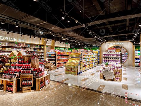 百货购物中心设计 精品连锁超市 邻里优选超市设计|空间|室内设计|设计之心129 - 原创作品 - 站酷 (ZCOOL)
