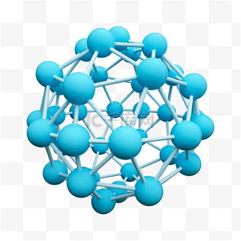 立体化学分子套图png图素材图片免费下载-千库网