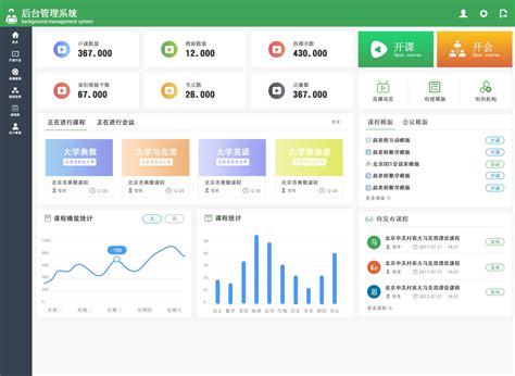 漂亮的中文网站后台管理系统-UI世界