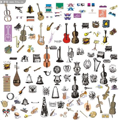 各类乐器图片及名称,常见,图片名称_大山谷图库