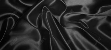 黑色丝绸绸缎布料纹理海报banner背景免费下载 - 觅知网