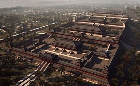 古代房屋布局图图片
