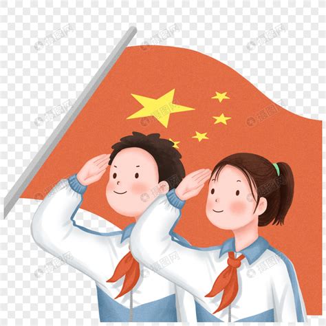 面向国旗敬礼的照片向国旗敬礼照片高清图片