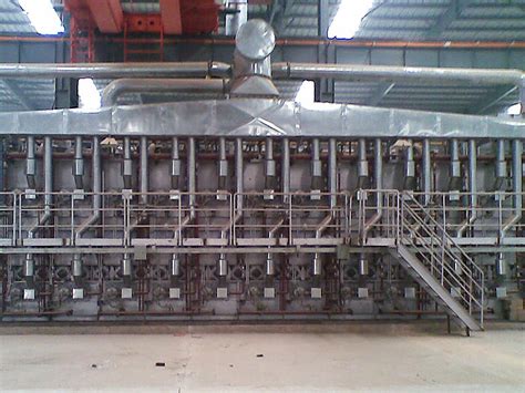 110米长中国最大的悬挂链式连续热处理炉（中美合资大同ABC铸造有限公司） -- 天津市赛洋工业炉有限公司