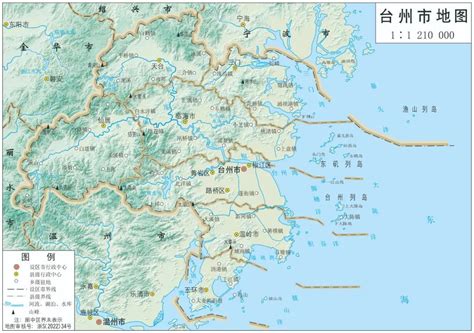 台州市地图图片