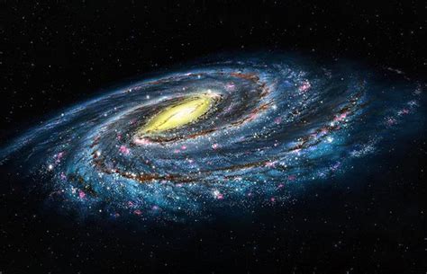解读地球在银河系中的位置，它在银河系运行一周需2.5亿年|银河系|星系|银河_新浪新闻