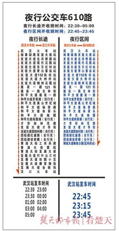 武汉火车站更新夜行公交站牌 方便市民夜间乘车_湖北频道_凤凰网