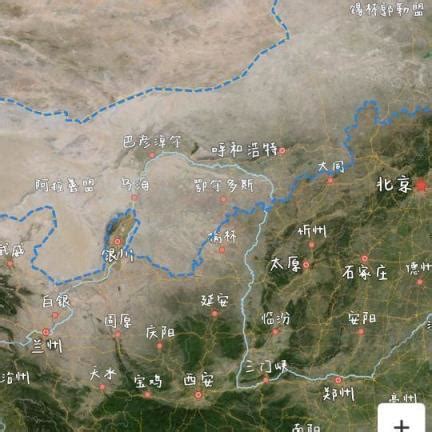黄河流经地图路线全图(黄河地图高清版大图) - 正川号