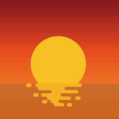 朝阳太阳矢量素材免费下载 - 觅知网