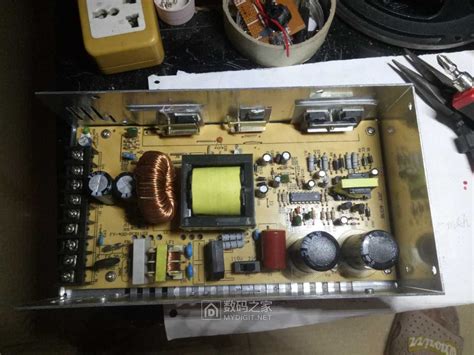 明纬 开关电源S-350-27V 改电压可调 最简单的改法 - 创意DIY 数码之家