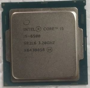 Intel I5-6500 3.2 GHz Upto 3.6 GHz LGA 1151 Socket 4 Cores 4 Threads 6 ...