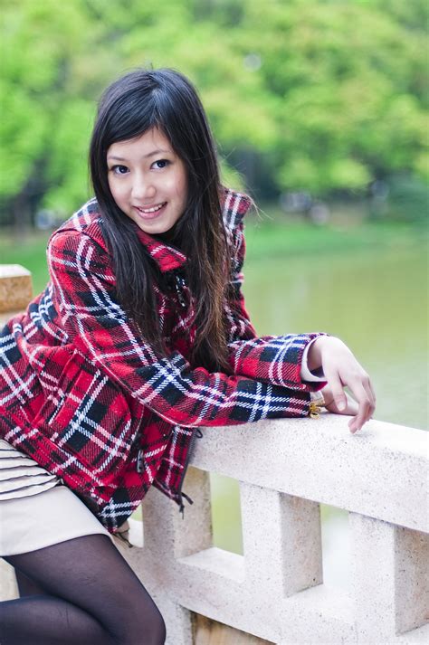Girl Pretty | Free Stock Photo | A beautiful Chinese girl posing outdoors | # 9365