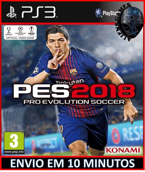 PES 2018: Pro Evolution Soccer ROM & ISO - PS3 Game