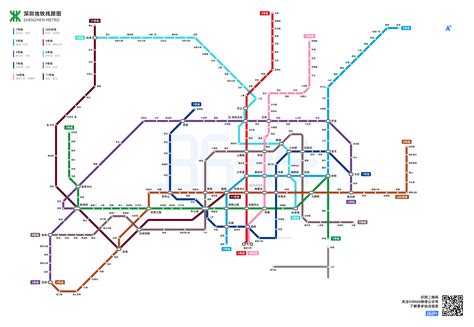 深圳地铁线路图2023年_旅泊网