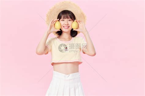 柠檬女生图片