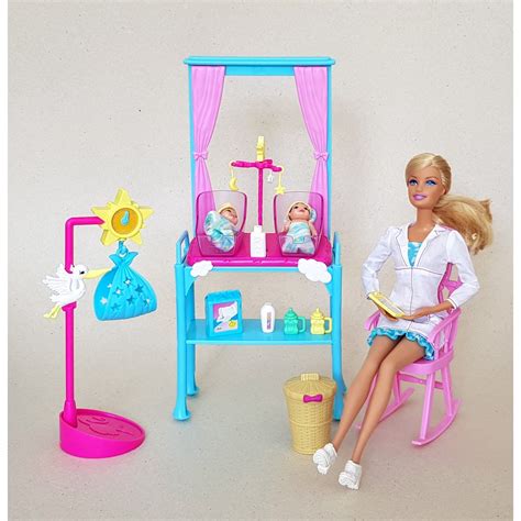 PROMOÇÃO Boneca Barbie Pediatra Itens Hospitalares De Barbie ...
