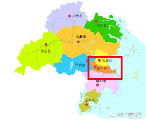 台州市地图图片
