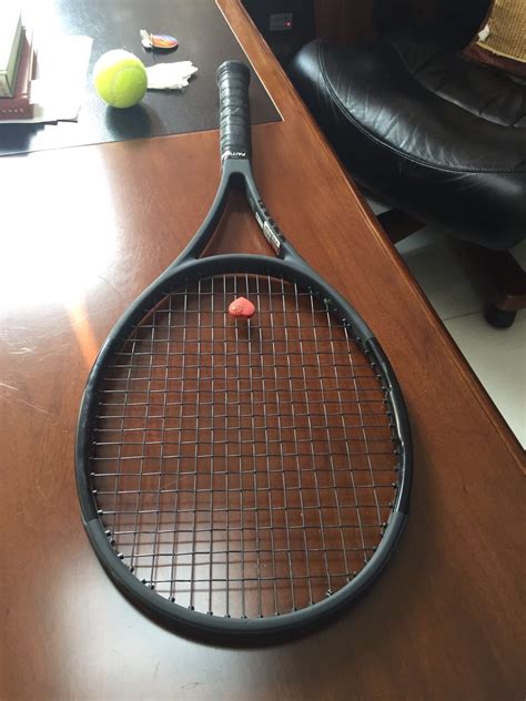 费德勒威尔逊小黑拍，315g，99新，无 - 泰摩网球